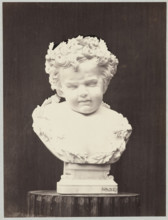 Photograph of the sculpture 'Weeping Putto' by Wiktor Brodzki; sculptor Wiktor Polearch Brodzki