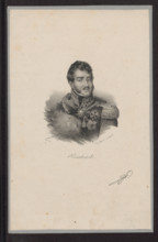 Portrait of Prince Józef Poniatowski; François Séraphin Delpech (1778–1825), graphic artist;