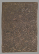 Floral ornament, graphic artist, Lohojsk. Possibly a matrix for embossing leather. Before 1850.
