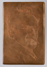 Portrait of Józef Pilsudski, Lopienski, Ignacy (1865–1941), graphic artist; Pilsudski, Józef