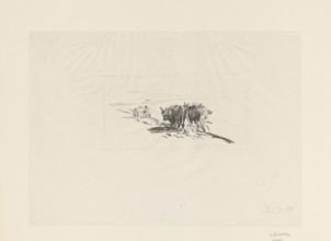Orka, Wyczólkowski, Leon (1852-1936). Lithuanian Portfolio (1907). Drawing made with soft black