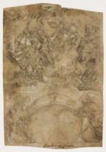 The Triumph of Neptune; Scaramuccia, Luigi Pellegrino (1616–1680), draughtsman (after); Greuter,
