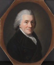 Portrait of a Young Woman in a Blue Dress; Dupuis, Philippe (?-1751); pastel; half-length female