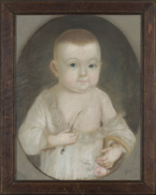 Portrait of Józef Wawrzyniec Krasinski as a child, by Gustav Friedrich Amalius Taubert (1755–1839),