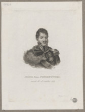 Portrait of Prince Józef Poniatowski; graphic artist: Poniatowski, Józef Antoni (1763–1813);