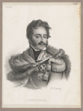 Portrait of Prince Józef Poniatowski; artist: Antoine Maurin (1793–1860), graphic artist; subject:
