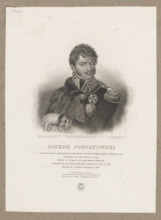 Portrait of Prince Józef Poniatowski; graphic artist James Hopwood (ca. 1795–1855; young), painter