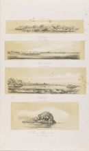 Gurupa, December 25, 1842; Ilha Tarazeda, November 30, 1842; Villarinho, November 30, 1842; Ilha do