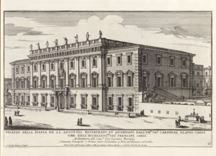Palazzo nella Piazza de SS Apostoli ristaurato et adornato dall' em.mo sig.r cardinal Flavio Chig,