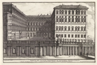 Apostolic Palace in Vatican City, Veduta del Palazzo Pontificio al Vaticano, Il nuovo teatro di