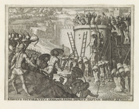 Romulus takes the city of Caenina, Romulus victoria, imperio aducit, Life of Romulus and Remus,