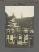 View of the East India House on the Oude Delft in Delft, Oude Delft WZ No. 41. Facade. House OI