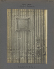 Detail of the entrance to the East India House on Oude Delft in Delft, Oude Delft WZ No. 41.