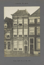 View of a building on the Oude Delft in Delft, Oude Delft WZ No. 241. Louis XIV facade, photograph,