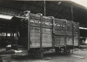 State Railways on Java, High open goods wagon type H. of which 230 units were delivered, album