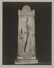 Stèle of Thepiae, Stele of Agathocles from Thepiae, photograph, number: '38.', Athens (possibly), c