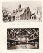 The Hemenway Gymnasium, page, photomechanical print, number: '(19 B) (19 B)', Cambridge (MA), c.