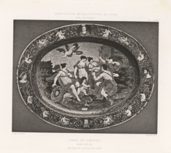 17th-century enamel sign, at the Exposition Rétrospective of 1877 in Lyon, France, photomechanical