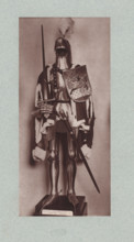 15th-century armor with sword and shield from the army of Charles VII of France, from the