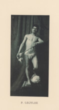 Portrait of an unknown half-naked man, Sentiment d'Art en Photographie, photomechanical print, This