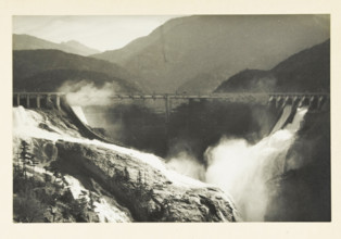 Diablo Dam and Skagit River, Washington state, United States, Skagit River project Diabolo dam,