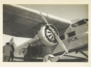Our plane for the flight over the Grand Canyon, Aircraft before departure for a flight over the