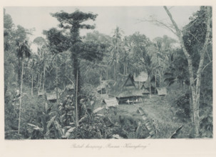 View of Batak village 'Roema-Kinangkong' on Sumatra, Batak - kampong „Roema - Kinangkong',
