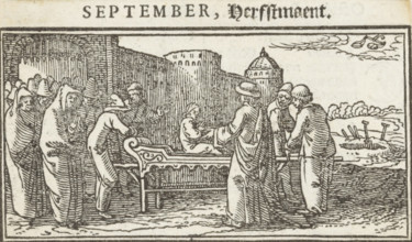 September, The Raising of the Son of the Widow of Nain, Christ Heals a Possessed Boy (former