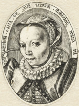 Portrait of Grietgen Jansdr, the Artist's Wife, print, Portrait of (probably) Grietgen Jansdatter,