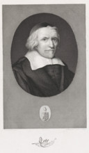 Portrait of Jacob Cats, print, printmaker: Edouard Taurel, Amsterdam, after painting by Jan