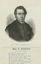 Portrait of Cornelis Broere, print, Portrait of Cornelis Broere. In the lower margin his name, his