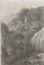 Two superimposed cave entrances (former title), Sint Pietersberg, Près de la Meuse, 11 Eaux-Fortes,