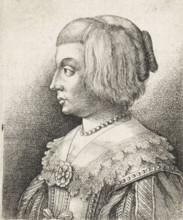 Portrait of a young woman with collar and rosette, Reisbüchlein, Small travel book with various