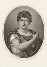 Talma, as Nero in Brittanicus, print, Portrait of the French actor François Joseph Talma, in the