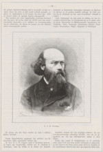 Portrait of Pierre Joseph Hubert Cuypers, print, book illustration, Portrait of Pierre Joseph