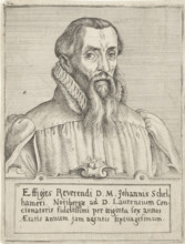 Portrait of Johann Schelhammer, print, printmaker: Lorenz Strauch, Nuremberg, 1600 - c. 1630,