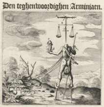 Caricature of the Arminians, The Present Arminian, cartoon, print, Caricature of the Arminians