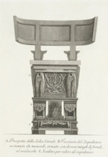 Official seat, Vases, candlesticks, gravestones, sarcophagi, tripods, lamps and ornaments designed