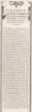 Siege of Saint Martin on the Île de Ré, July-November 1627 (text, top-right part), Callotus
