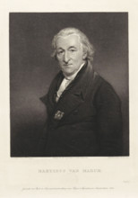 Portrait of Martinus van Marum, print, Portrait of the chemist and physicist Martinus van Marum.,