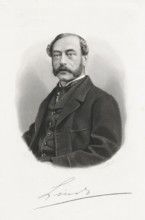 Portrait of Lintz, print, printmaker: Dirk Jurriaan Sluyter, Amsterdam, 1826 - 1886, paper, steel