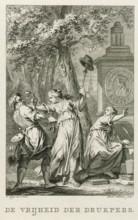 Freedom of the Press, Title page for the poem: The freedom of the press, 1787, print, title page,