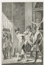 Arrest of SJ van Langen, 1798, print, Arrest of Stephanus Jacobus van Langen, member of the