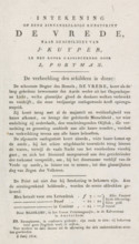 Notice from the publisher of the print with the allegory of the Peace of Amiens, 1802, Subscription