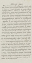 Appeal to the people, Leaflet concerning the election of the Belgian king, 1831, text sheet,