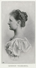 Portrait of Wilhelmina, Queen of the Netherlands, photomechanical print, Portrait of Wilhelmina.