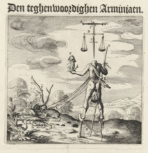 Caricature of the Arminians, The Present Arminian, cartoon, print, Caricature of the Arminians