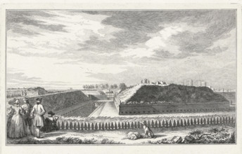 The Covered Way and the breaches in the Coehoorn bastion, Ten views of the ruins after the siege