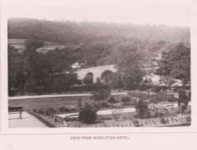 View from Middleton hotel, page, photomechanical print, c. 1890 - c. 1900, paper, collotype,