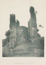 Ruins of the Lankatilaka Vihara at Polonnaruwa, Sri Lanka, page, photomechanical print, title: